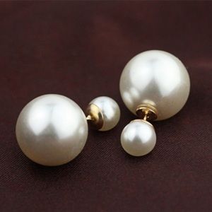 Jewelry - Faux Pearl Earrings 2 sided Jewelry - Faux Pearl Earrings 2 sided